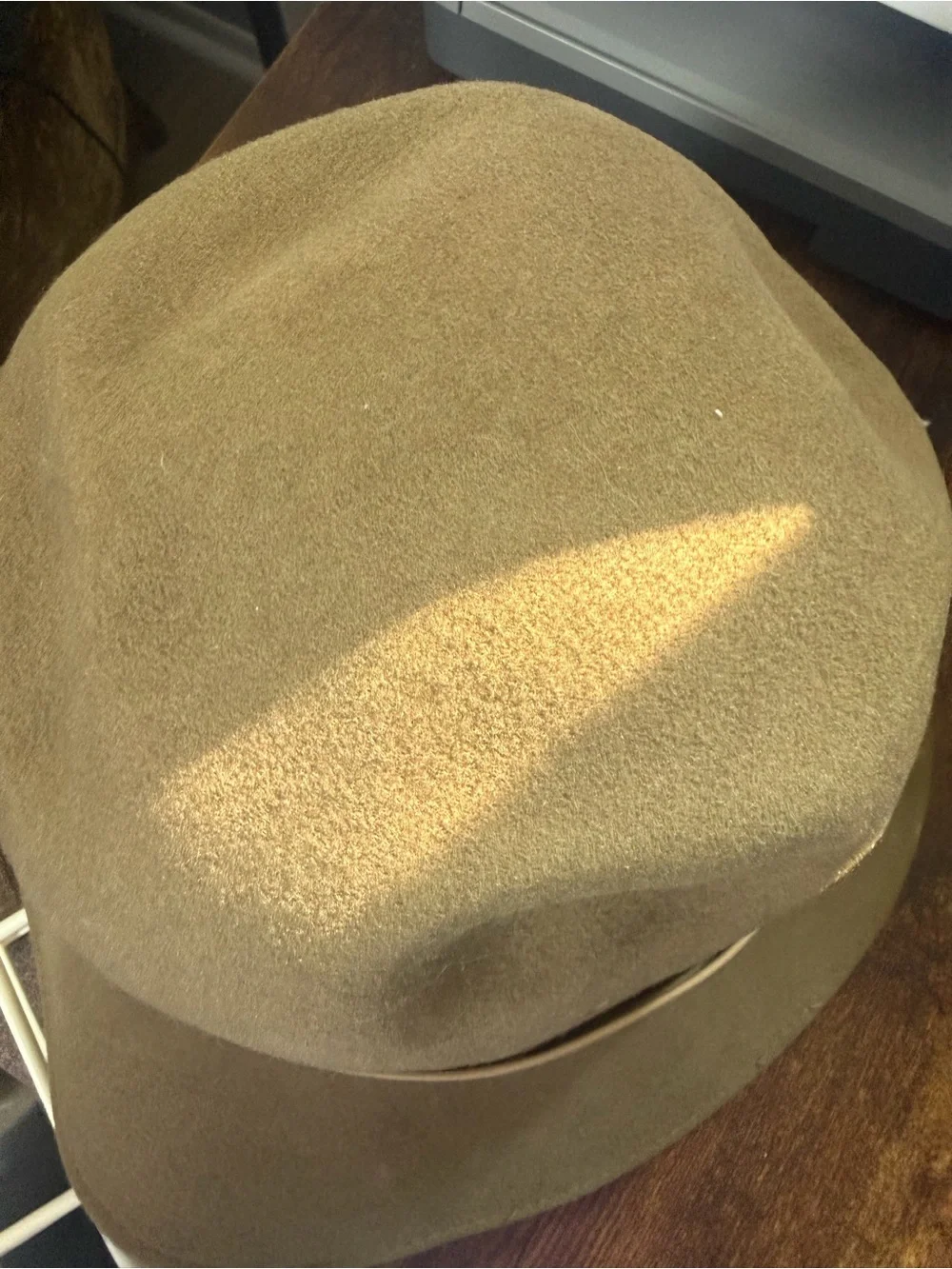 Cabela's Men’s Tan Bucket-Style Wool Hat with Band